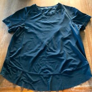 navy lululemon open back short sleeve top 4